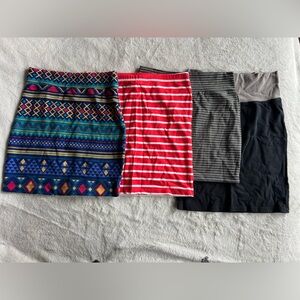 Women’s Bodycon Pencil Skirt Bundle- Size Small